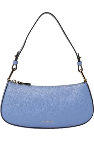 Coccinelle Torebki, Kobieta, Niebieski, ONE SIZE, Złota Metaliczna Kopertówka