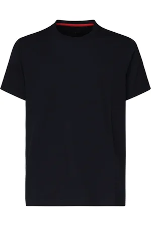 FAY Koszulki, Mężczyzna, Czarny, L, Czarne T-shirty i Pola z Logo