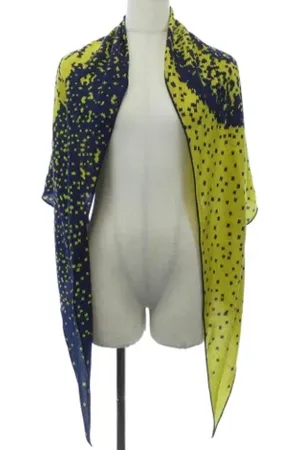 Hermès Pre-owned, Kobieta, Żółty, ONE SIZE, Kaszmir, Pre-owned Cashmere scarves