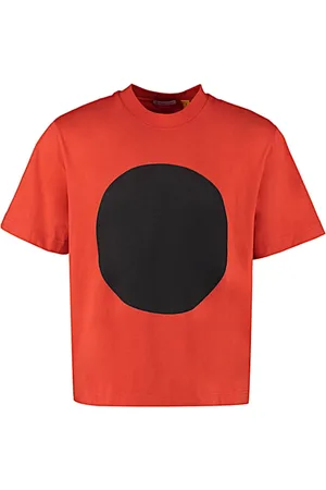 Moncler Koszulki, Mężczyzna, Czerwony, S, Klasyczny T-shirt na co dzień