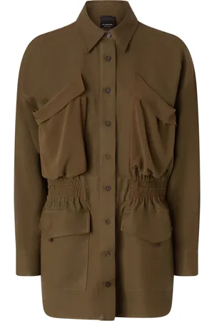Pinko Kurtki, Kobieta, Zielony, M, Oramai Over Shirt