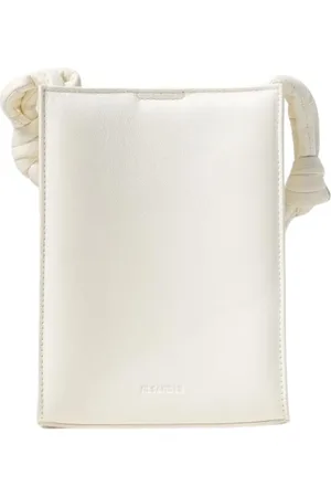 Jil Sander Torebki, Kobieta, Biały, ONE SIZE, Biała Skórzana Kopertówka