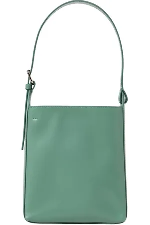 A.P.C. Torebki, Kobieta, Zielony, ONE SIZE, Zielona skórzana torba na ramię