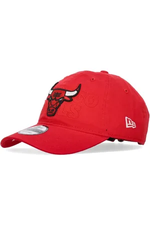 New Era Akcesoria, unisex, Czerwony, ONE SIZE, Czapka z zakrzywionym daszkiem Chicago Bulls