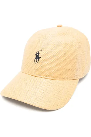 Ralph Lauren Akcesoria, Mężczyzna, Beżowy, ONE SIZE, Naturalny Słomkowy Kapelusz