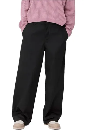 Carhartt Spodnie, Kobieta, Czarny, W25, Bawełna, Craft Pant Czarne Luźny Krój Twill