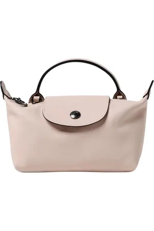 Longchamp Torebki, Kobieta, Różowy, ONE SIZE, Mini Skórzana Torebka z Owczej Skóry