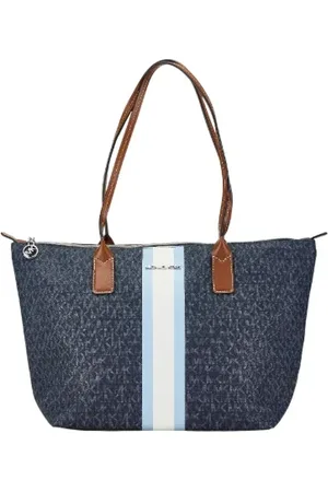 Michael Kors Pre-owned, Kobieta, Niebieski, ONE SIZE, Skóra, Pre-owned Canvas handbags