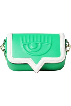 Chiara Ferragni Torebki, Kobieta, Zielony, ONE SIZE, Zielona Mini Torebka Clutch