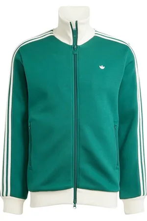 adidas Bluzy, Mężczyzna, Zielony, XL, Nylon, Premium Track Top Zielona Kurtka