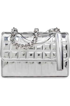 Tory Burch Torebki, Kobieta, Szary, ONE SIZE, Torba na ramię `Fleming Small`