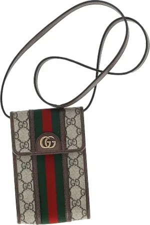 Gucci Pre-owned, Mężczyzna, Beżowy, ONE SIZE, Pre-owned Leather crossbody-bags