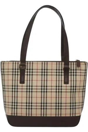 Burberry Pre-owned, Kobieta, Beżowy, ONE SIZE, Skóra, Pre-owned Canvas handbags