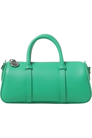 Longchamp Torebki, Kobieta, Zielony, ONE SIZE, Len, Stylowa Torba Podróżna z Zamkiem