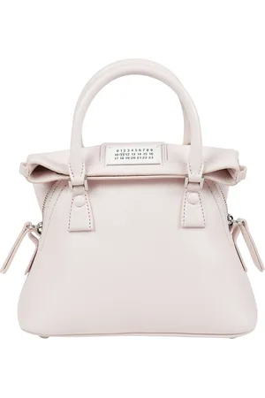 Maison Margiela Torebki, Kobieta, Beżowy, ONE SIZE, Klasyczna skórzana torba na ramię