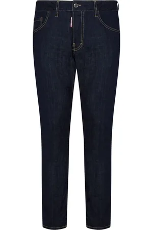 Dsquared2 Jeansy, Mężczyzna, Niebieski, 4XL, Dżinsy Slim-fit w kolorze niebieskim Ss 25