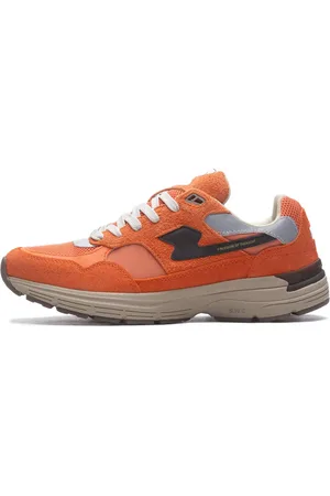S.W.C. Stepney Workers Club Buty, Mężczyzna, Pomarańczowy, 44 EU, Zamsz, Dynamiczne sneakersy Geo-Merged Sport