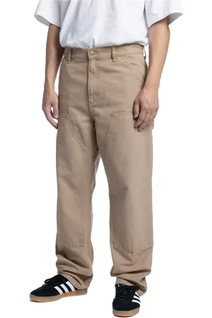Carhartt Spodnie, Mężczyzna, brązowy, W31 L32, Bawełna, Spodnie robocze Double Knee Canvas