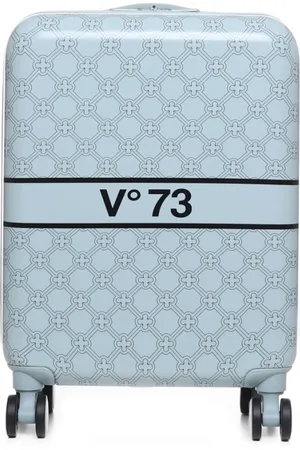 V°73 Walizki, unisex, Niebieski, ONE SIZE, Aqua Semi-Rigid Trolley Walizka z 360° Kołami