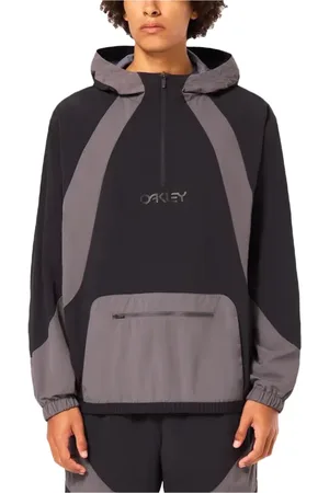 Oakley Bluzy, Mężczyzna, Czarny, S, Verve RC Anorak