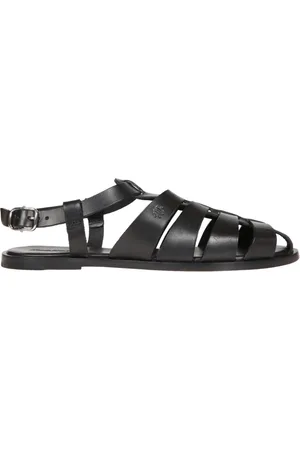 Dragon Diffusion Buty, Kobieta, Czarny, 38 EU, Skóra, Płaskie sandały
