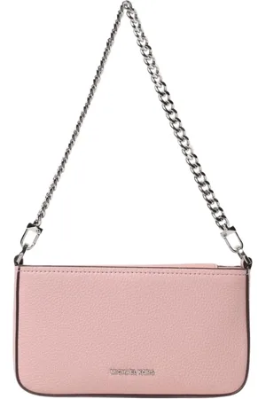 Michael Kors Torebki, Kobieta, Różowy, ONE SIZE, Skórzana Kopertówka z Łańcuchem