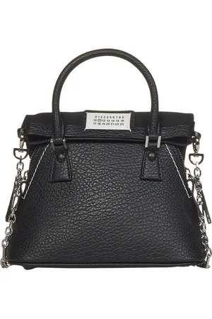 Maison Margiela Torebki, Kobieta, Czarny, ONE SIZE, Czarna Torba na Ramię z Rzemieniem