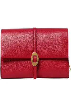 Coccinelle Torebki, Kobieta, Czerwony, ONE SIZE, Torba na Ramię z Łańcuchem w Piasku