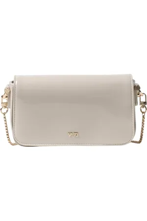 V°73 Torebki, Kobieta, Beżowy, ONE SIZE, Piaskowa Crossbody Chain Torba