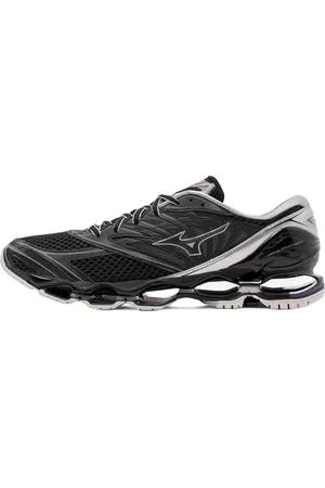 Mizuno Buty, Mężczyzna, Czarny, 39 EU, Czarne Sneakersy z siateczki do biegania
