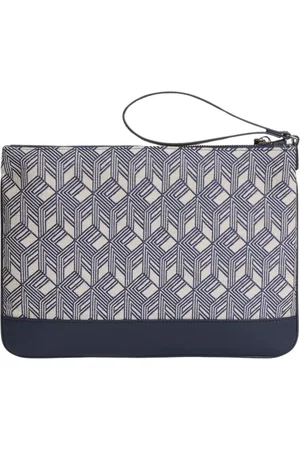 Fabiana Filippi Torebki, Kobieta, Niebieski, ONE SIZE, Niebieska Mini Torba z Geometrycznym Wzorem