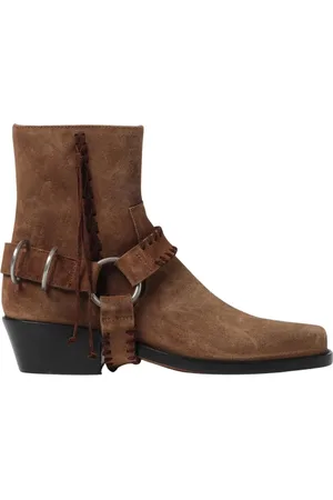 Buttero Buty, Kobieta, brązowy, 38 EU, Zamsz, Brązowe Zachodnie Botki