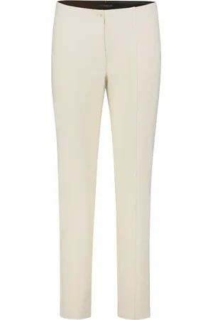 Betty Barclay Spodnie, Kobieta, Beżowy, M, Eleganckie spodnie Slim Fit