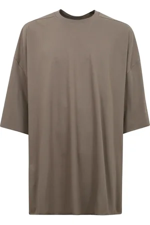 Rick Owens Koszulki, Mężczyzna, brązowy, ONE SIZE, Oversized Streetwear T-shirt