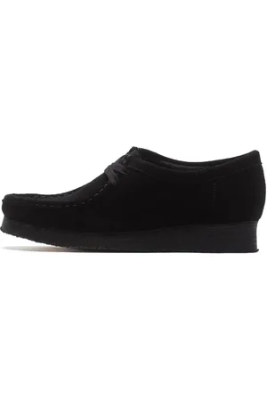 Clarks Buty, Kobieta, Czarny, 37 1/2 EU, Zamsz, Wallabee Suede Buty