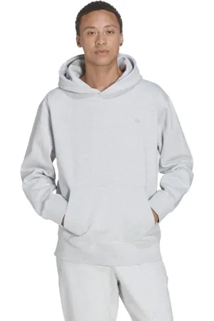 adidas Bluzy, Mężczyzna, Szary, L, Stylowy Contempo Hoodie dla Mężczyzn
