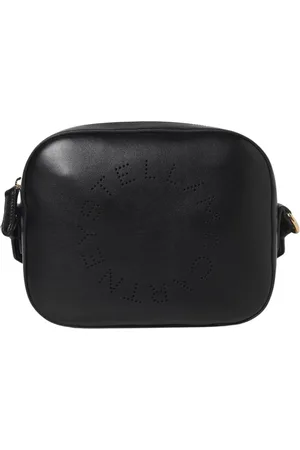 Stella McCartney Torebki, Kobieta, Czarny, ONE SIZE, Elegancka Torba na Aparat dla Nowoczesnej Kobiety