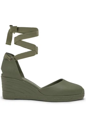 Castaner Buty, Kobieta, Zielony, 38 EU, Alpargata Z Obcasem 7 CM