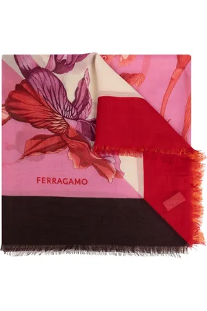 Salvatore Ferragamo Akcesoria, Kobieta, Wielobarwność, ONE SIZE, Kaszmir, Kaszmirowy szal