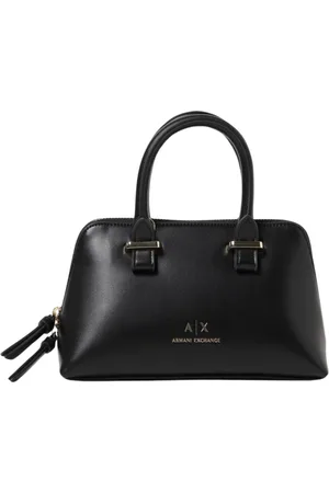 Armani Exchange Torebki, Kobieta, Czarny, ONE SIZE, Czarna Torba na Ramię Stylowa i Funkcjonalna