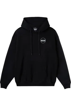 BOILER ROOM Bluzy, Mężczyzna, Czarny, S, Bawełna, Core Hood Czarna Bluza