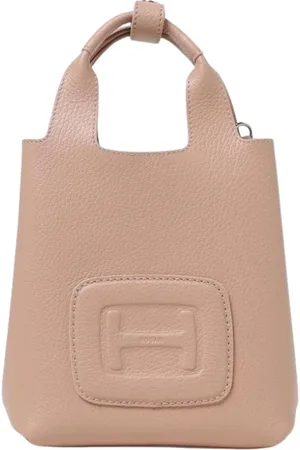 Hogan Torebki, Kobieta, Różowy, ONE SIZE, Elegancka skórzana kopertówka