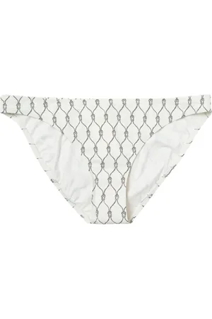 Tory Burch Stroje kąpielowe, Kobieta, Zielony, M, Zielone Chain Link Swim Bottoms
