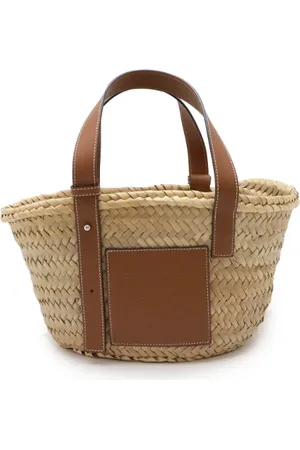 Loewe Pre-owned, Kobieta, Beżowy, ONE SIZE, Skóra, Pre-owned Fabric handbags