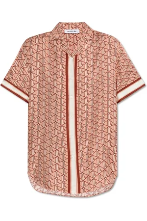 Lacoste Bluzki, Kobieta, Różowy, M, Koszula z monogramem
