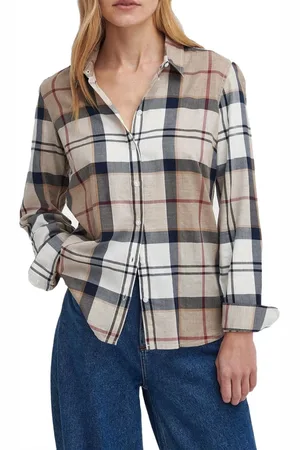 Barbour Bluzki, Kobieta, Wielobarwność, L, Bawełna, Koszula Bredon