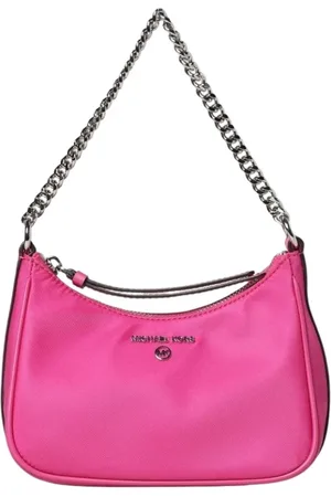 Michael Kors Torebki, Kobieta, Różowy, ONE SIZE, Nylon, Charm Top Handle Torba Różowa Nylon