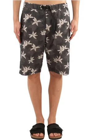White Sand Szorty, Mężczyzna, Szary, 2XL, Stylowe Allover Print Shorts