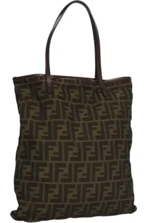 Fendi Pre-owned, Kobieta, brązowy, ONE SIZE, Skóra, Pre-owned Canvas handbags