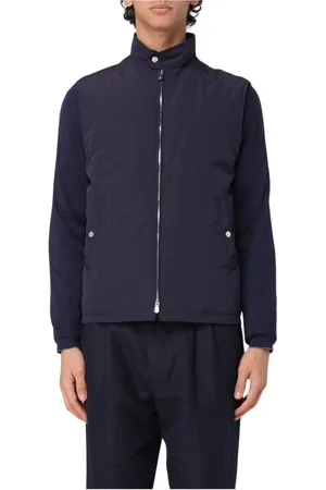 Brunello Cucinelli Kurtki, Mężczyzna, Niebieski, 2XL, Elegancki Kamizelka do Garnituru dla Mężczyzn